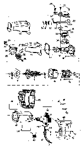 Exploded Diagram A Diagram and Parts List for BD575E-25 Type 100 Black and Decker Miter Saw